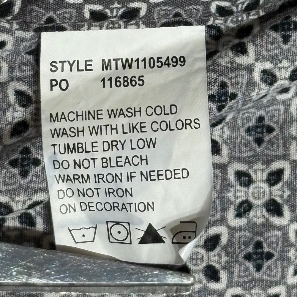 Cinch Button Down Shirt Mens M Grey Black Medallion Geometric MTW1105499 Western - Picture 5 of 8